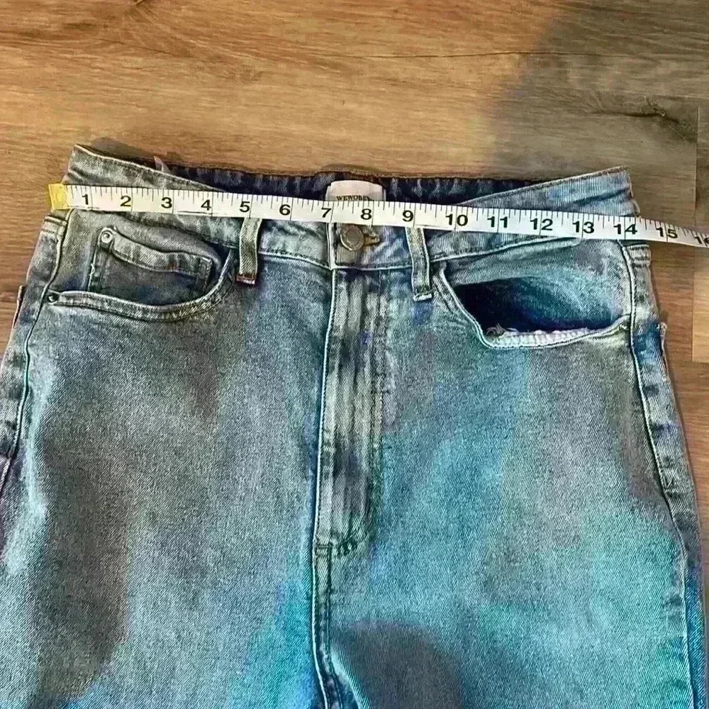 WEWOREWHAT Stiletto Slit Skinny Jeans sz 28 - Picture 3 of 12